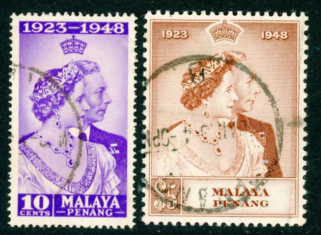 Malalsian States / Penang 1948 SG.1-2 F/U