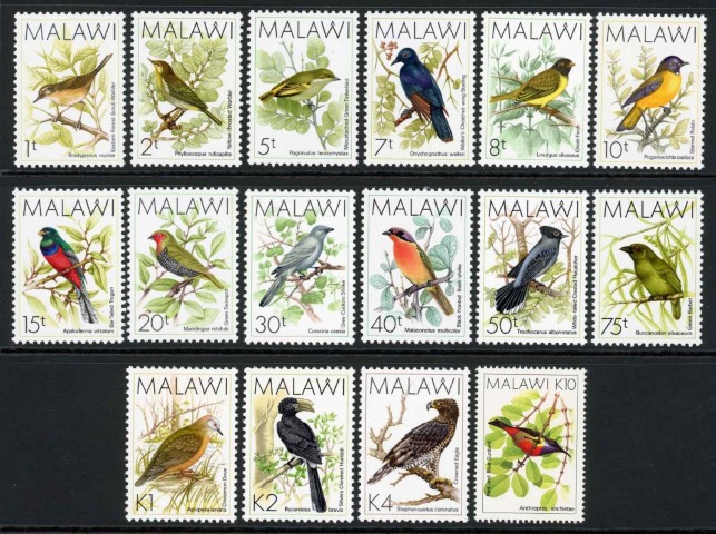 Malawi 1988-95 SG.789-804 U/M