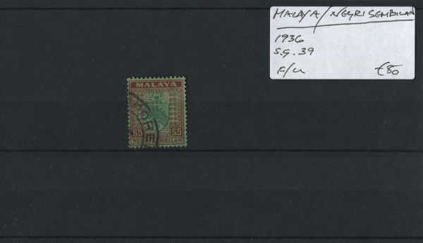 Malaya Negri Sembilan 1936 SG.39 F/U