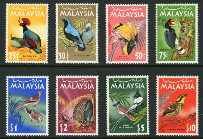 Malaysia 1965 SG.20-27 U/M