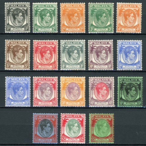 Malaysia / Straits Settlements 1937-1941 SG.278-298 M/M