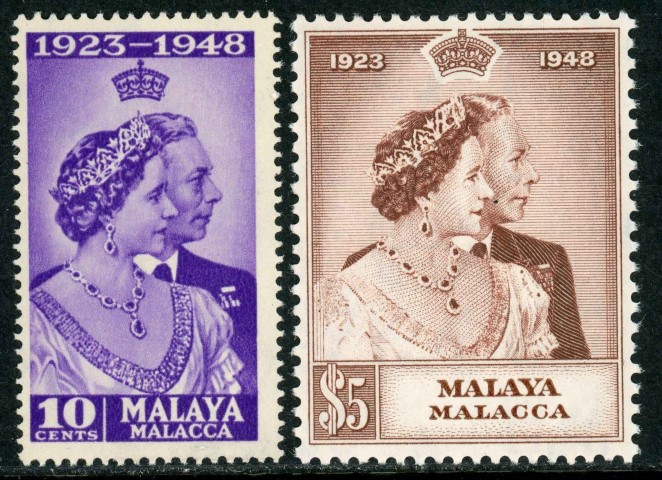 Malaysian States / Malacca 1948 SG.1-2 U/M