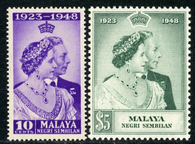 Malaysian States / Negri Sembilan 1948 SG.40-41 U/M