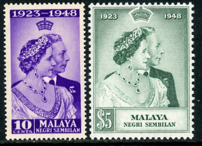 Malaysian States / Negri Sembilan 1948 SG.40-41 U/M