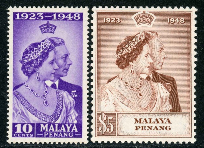 Malaysian States / Penang 1948 SG.1-2 M/M (1)