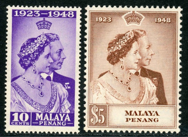 Malaysian States / Penang 1948 SG.1-2 U/M