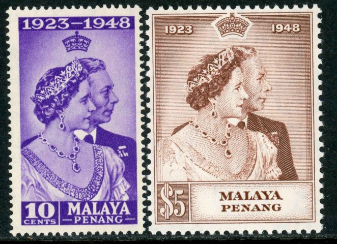 Malaysian States / Penang 1948 SG.1-2 U/M