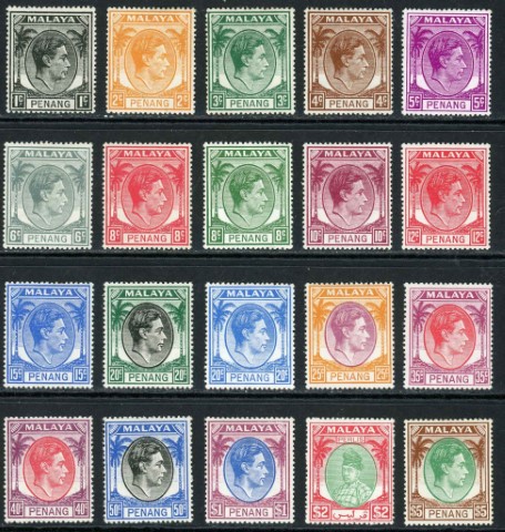 Malaysian States / Penang 1949 SG.3-22 M/M