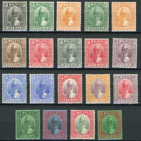 Malaysian States / Perak 1938-1941 SG.103-121 M/M