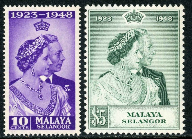 Malaysian States / Selanger 1948 SG.88-89 U/M