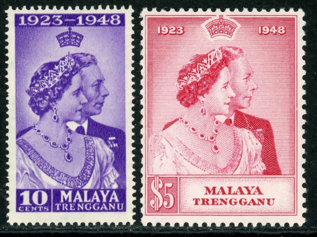 Malaysian States / Trengganu 1948 SG.61-62 M/M