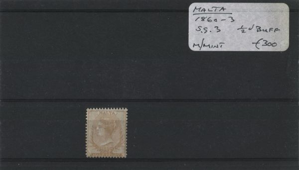 Malta 1860-63 SG.3 M/M