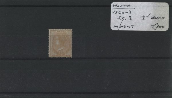 Malta 1860-63 SG.3 M/M (Lot 2)