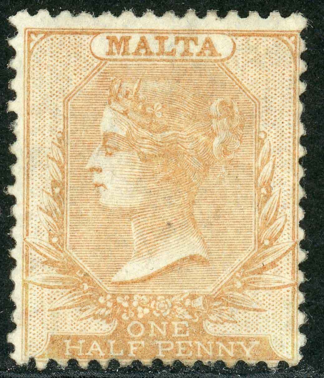 Malta 1863 SG.3a U/M