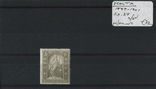 Malta 1899-1901 SG.34 M/M