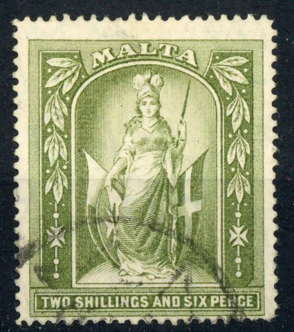 Malta 1919 SG.87 F/U