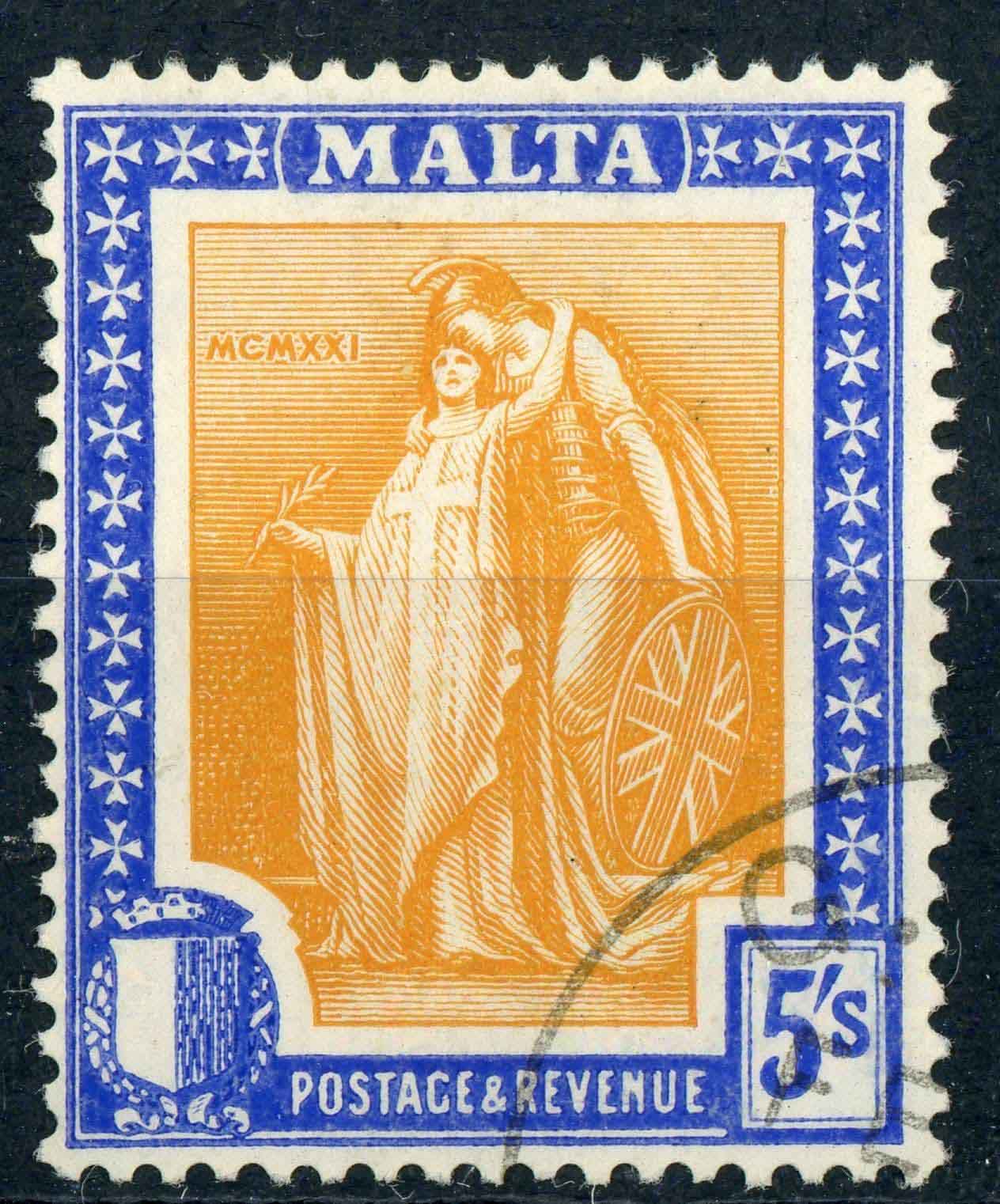 Malta 1922 SG.137 F/U