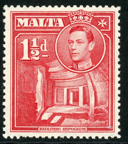 Malta 1938-43 SG.220a L/M/M ''broken Cross'' variety