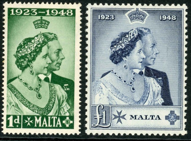 Malta 1949 SG.249-250 M/M (1)