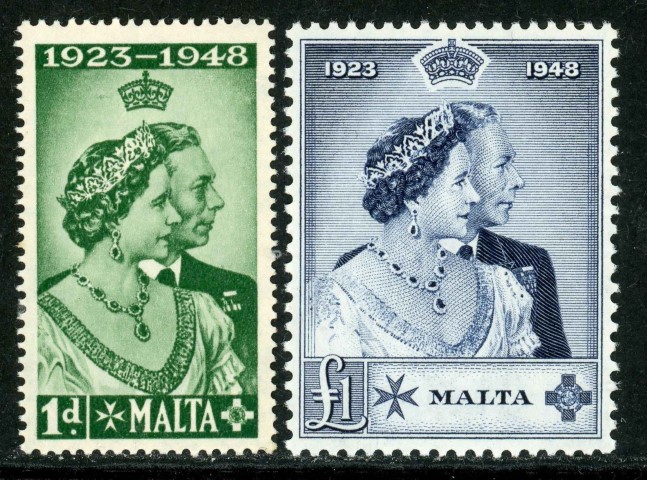 Malta 1949 SG.249-250 U/M