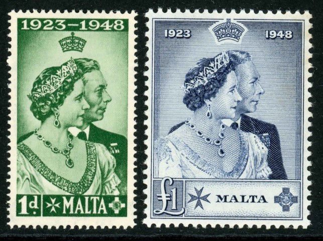 Malta 1949 SG.249-250 U/M