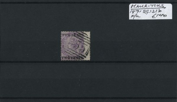 Mauritius 1891 SG.121b F/U