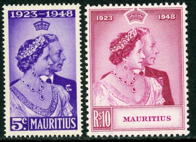 Mauritius 1948 SG.270-271 U/M