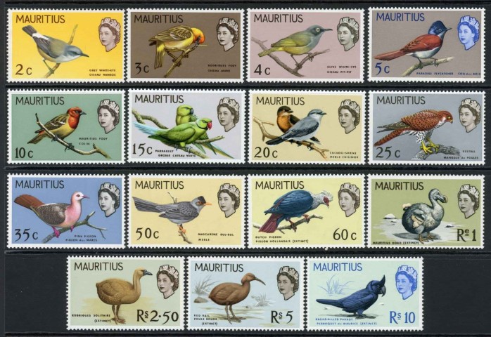 Mauritius 1965 SG.317-331 U/M