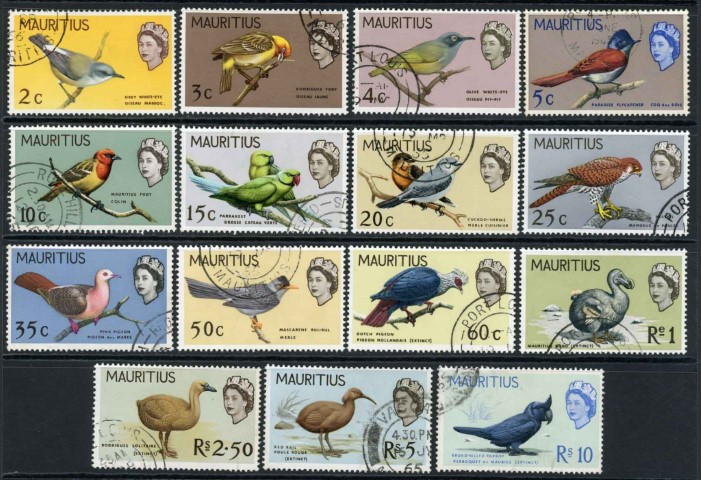 Mauritius 1965 SG.317-331 U/M (1)