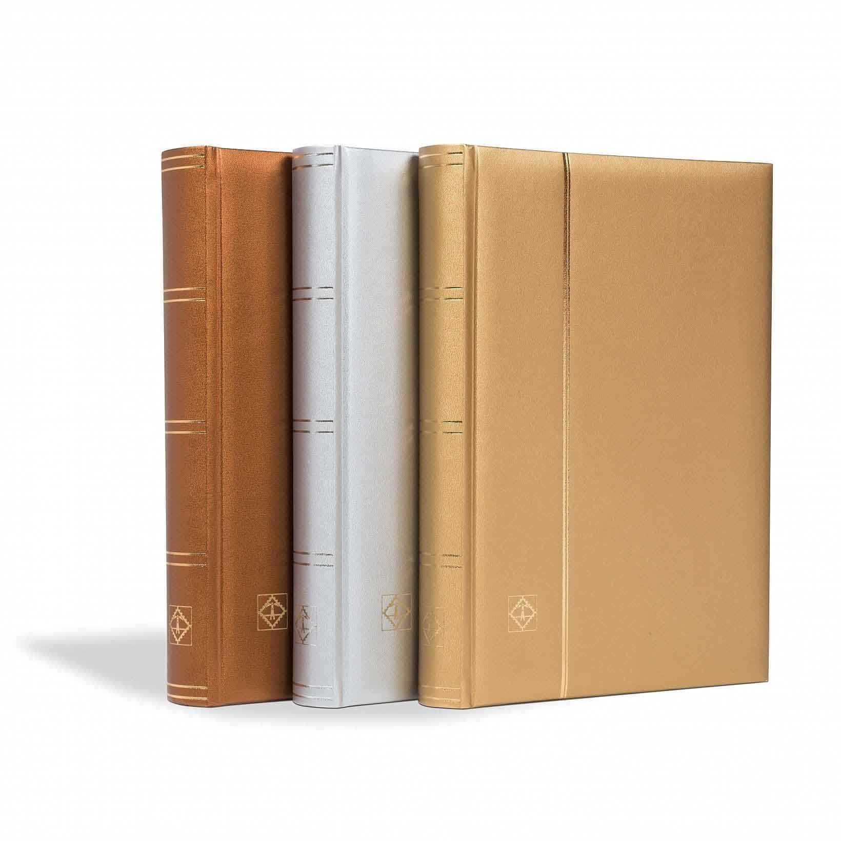 METALLIC Edition Stockbook Comfort, Din A4, 64 Page, Padded Cover