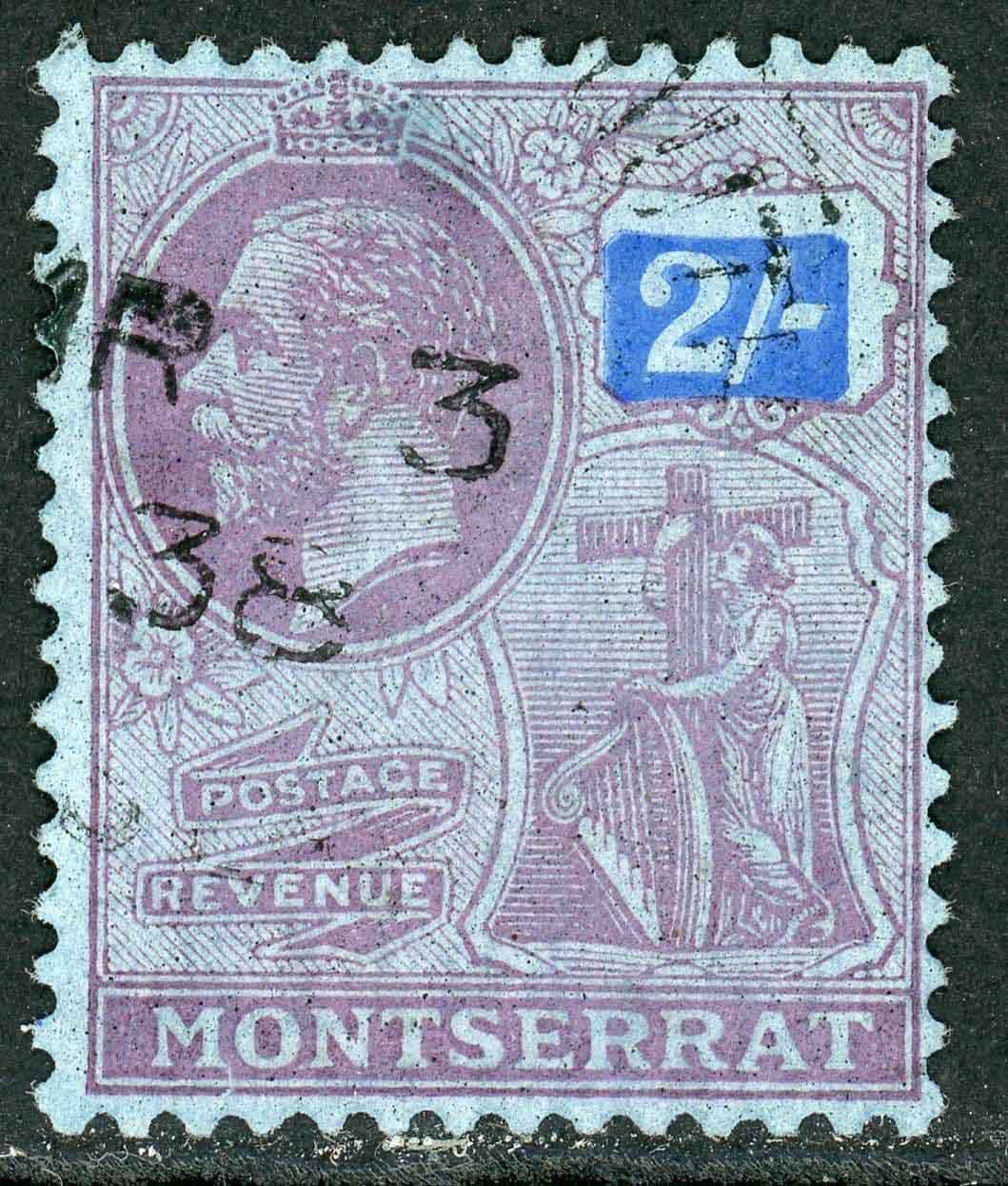 Montserrat 1916-22 SG.57 F/U