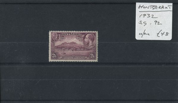 Montserrat 1932 SG.92 U/M