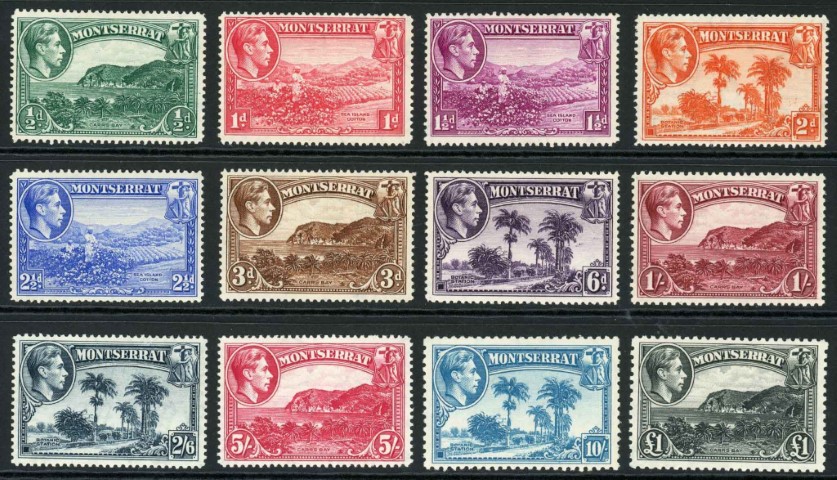 Montserrat 1938-48 SG.101-112 M/M