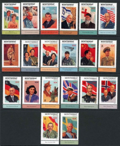 Montserrat 1998 SG.1065-1084 U/M