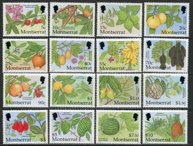 Montserrat 2001 SG.1195-1210 U/M