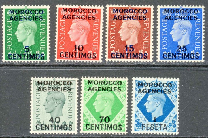 Morocco Agencies 1937-52 SG.165-171 M/M