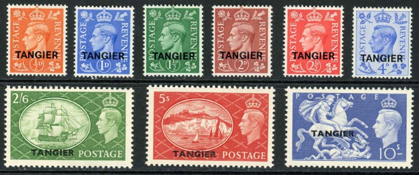 Morocco Agencies 1950-51 SG.280-288 U/M