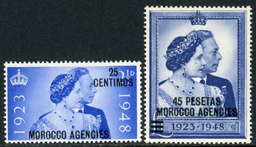 Morocco Agencies / Spanish 1948 SG.176-177 U/M (1)