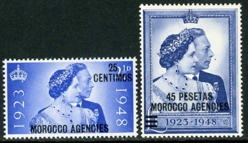 Morocco Agencies / Spanish 1948 SG.176-177 U/M (2)