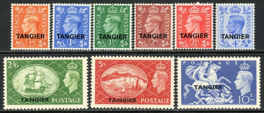 Morrocco Agencies / Tangier 1948 SG.280-288 U/M