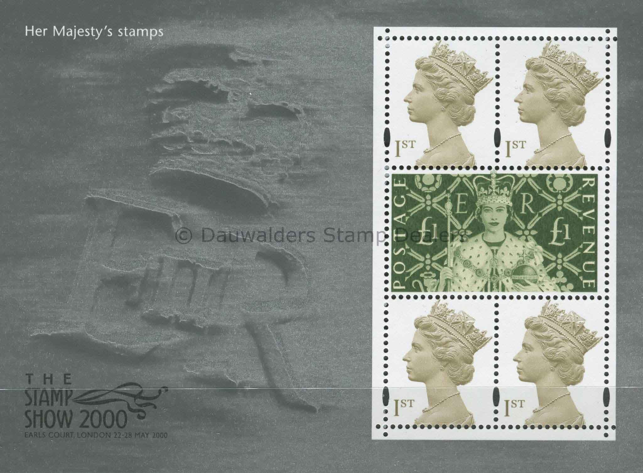 MS2147 2000 Millennium Stamp Show HM Stamps