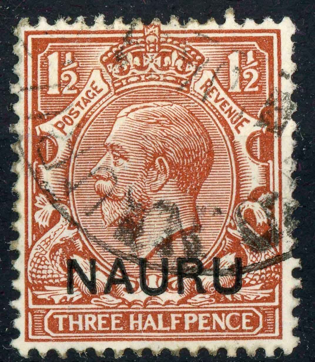 Nauru 1923 SG.3 F/U