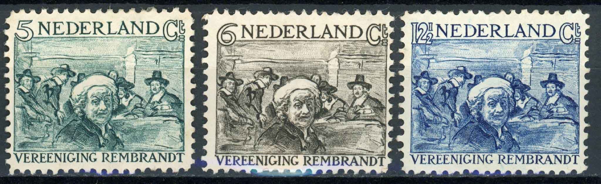 Netherlands 1930 SG.385-387 M/M