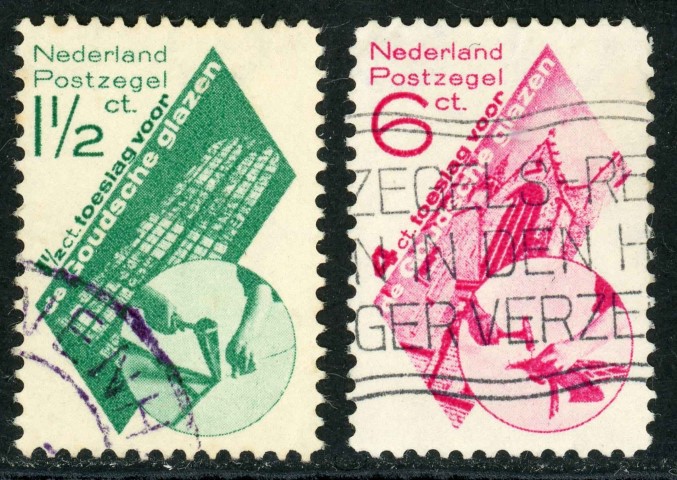 Netherlands 1931 SG.392-393 F/U