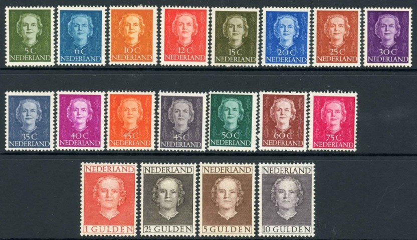 Netherlands 1949-51 SG.684-701 M/M (missing 687a)