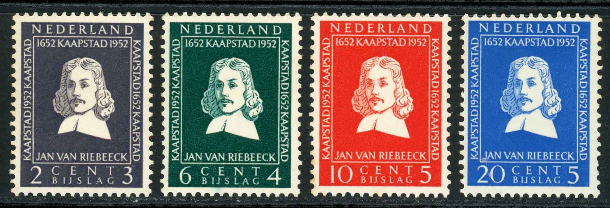 Netherlands 1952 SG.744-747 U/M