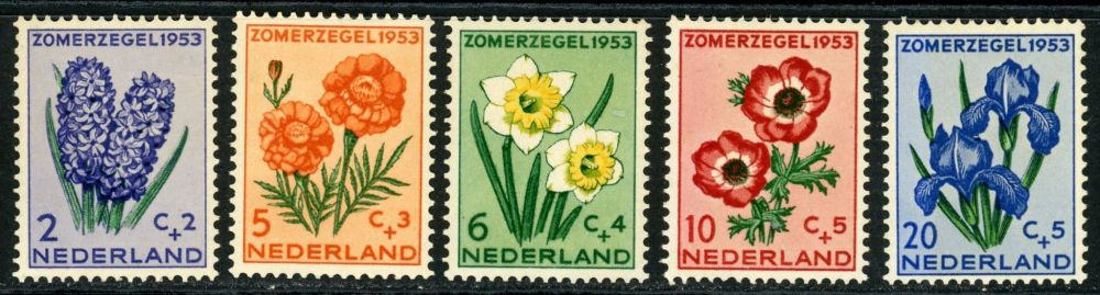 Netherlands 1953 SG.764-768 U/M (1)