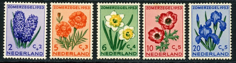 Netherlands 1953 SG.764-768 U/M (2)