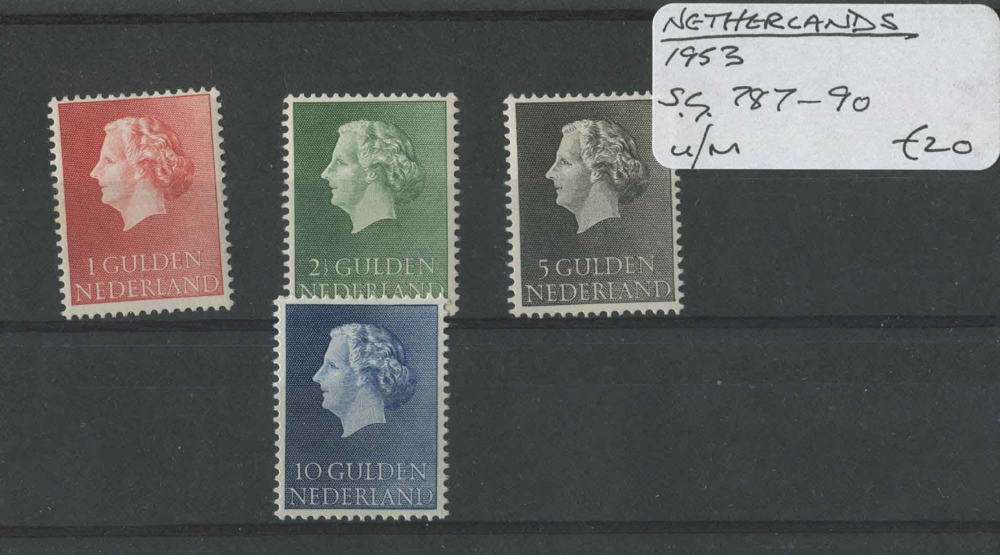 Netherlands 1953 SG.787-90 U/M