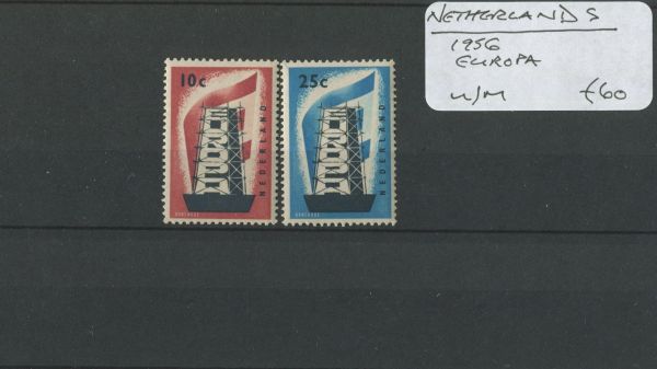 Netherlands 1956 Europa U/M